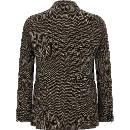 Brown Virgin Wool Blazer