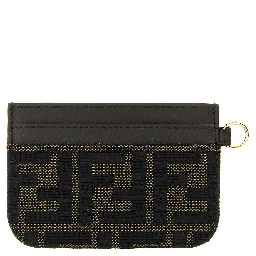 Brown Polyester Cardholder