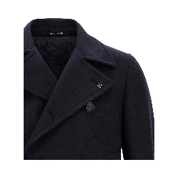 Blue Wool Coat