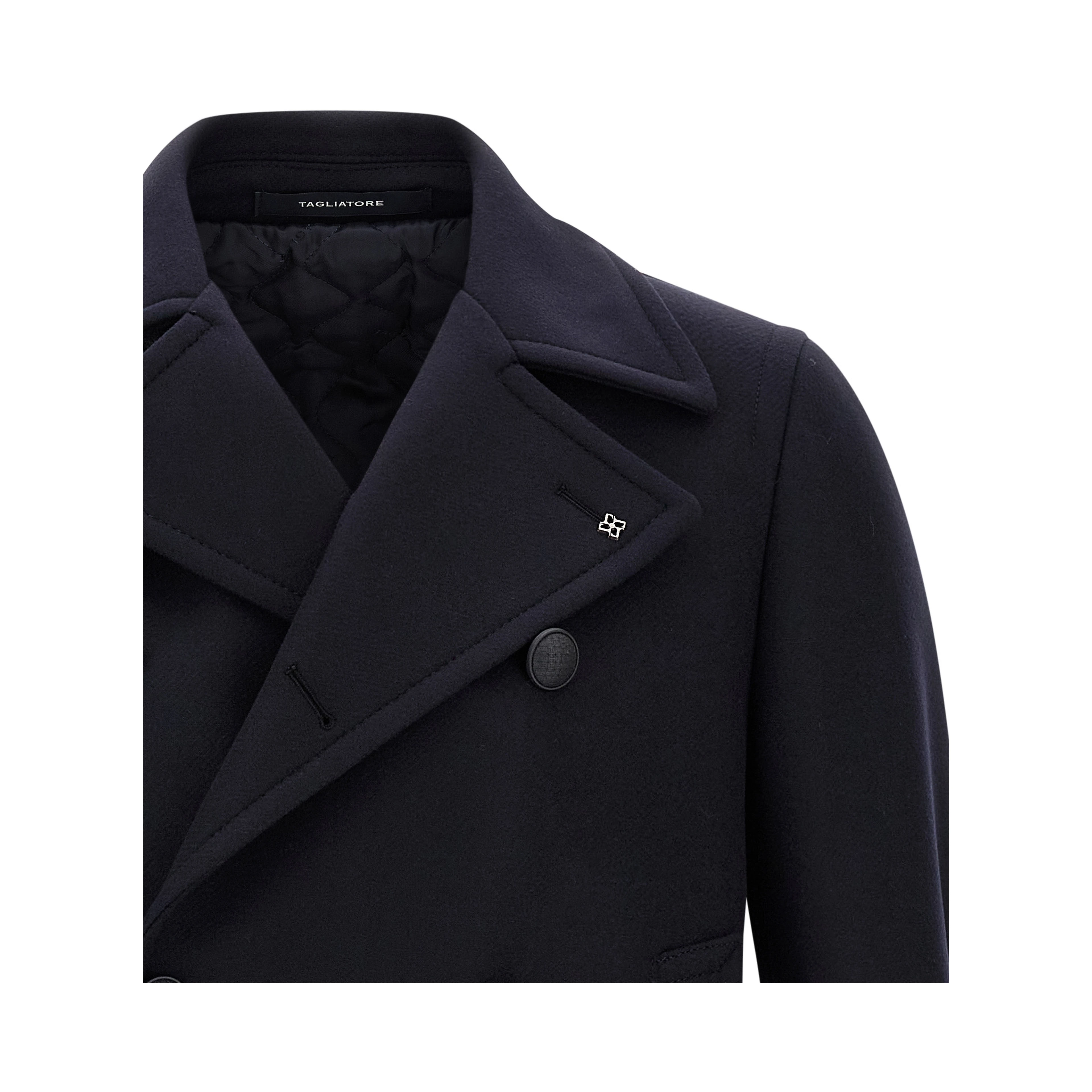 Blue Wool Coat