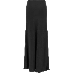 Black Acetate Mini Skirt