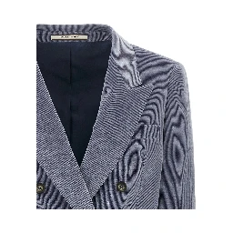 Blue Cotton Blazer