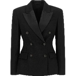 Black Virgin Wool Blazer