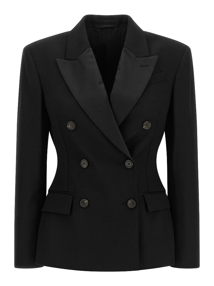 Black Virgin Wool Blazer