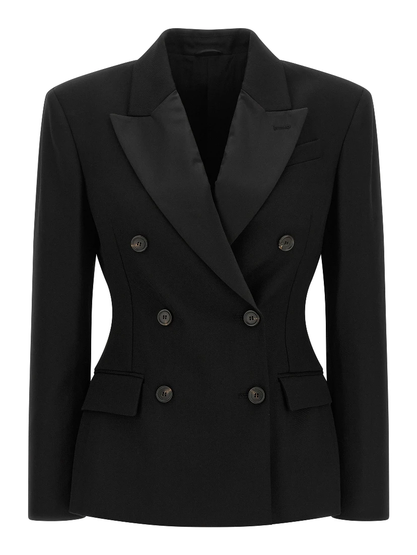 Black Virgin Wool Blazer