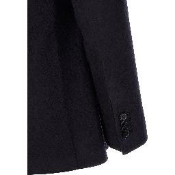 Blue Virgin Wool Two-Piece Suit