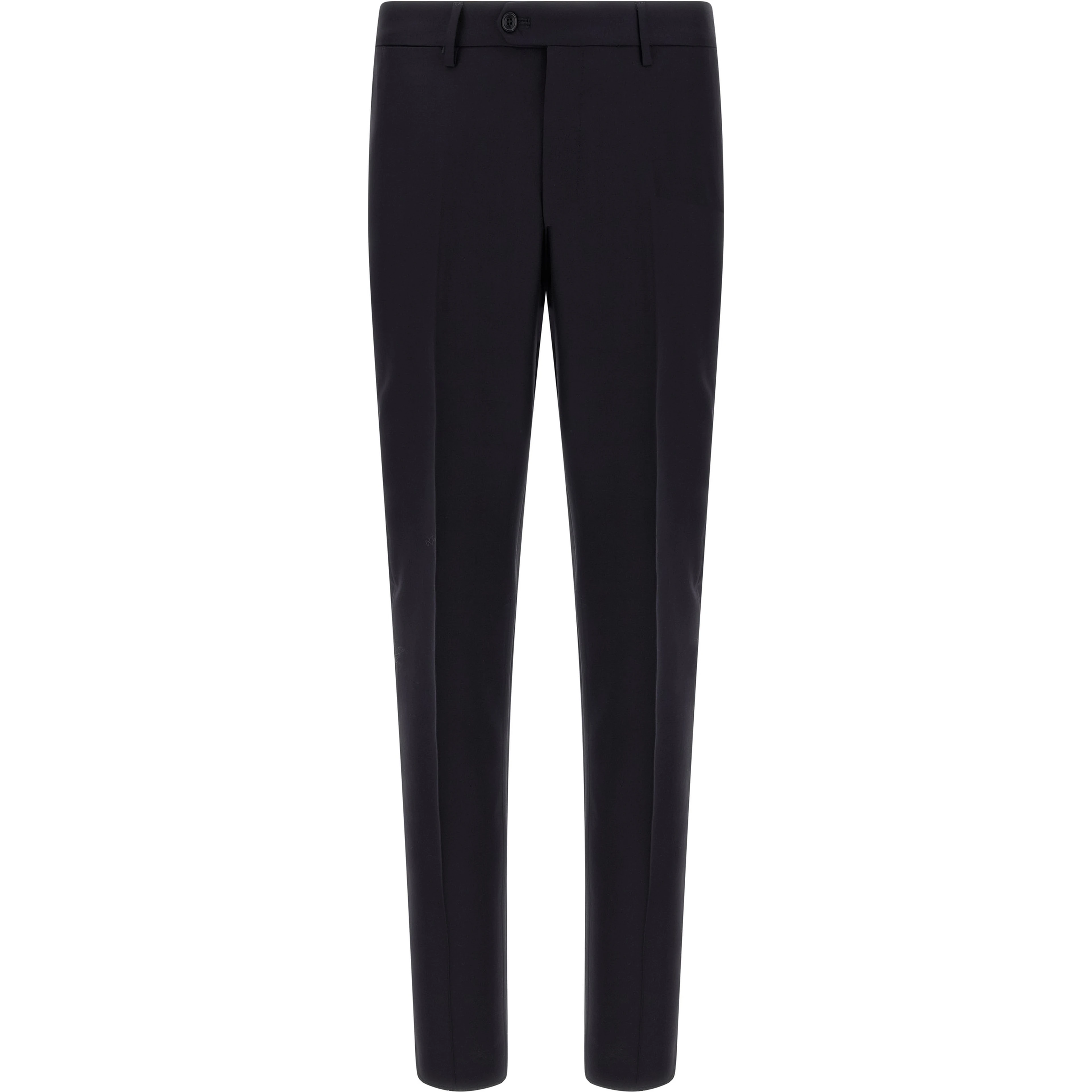 Blue Virgin Wool Two-Piece Suit