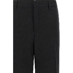 Black Polyester Dress Pants