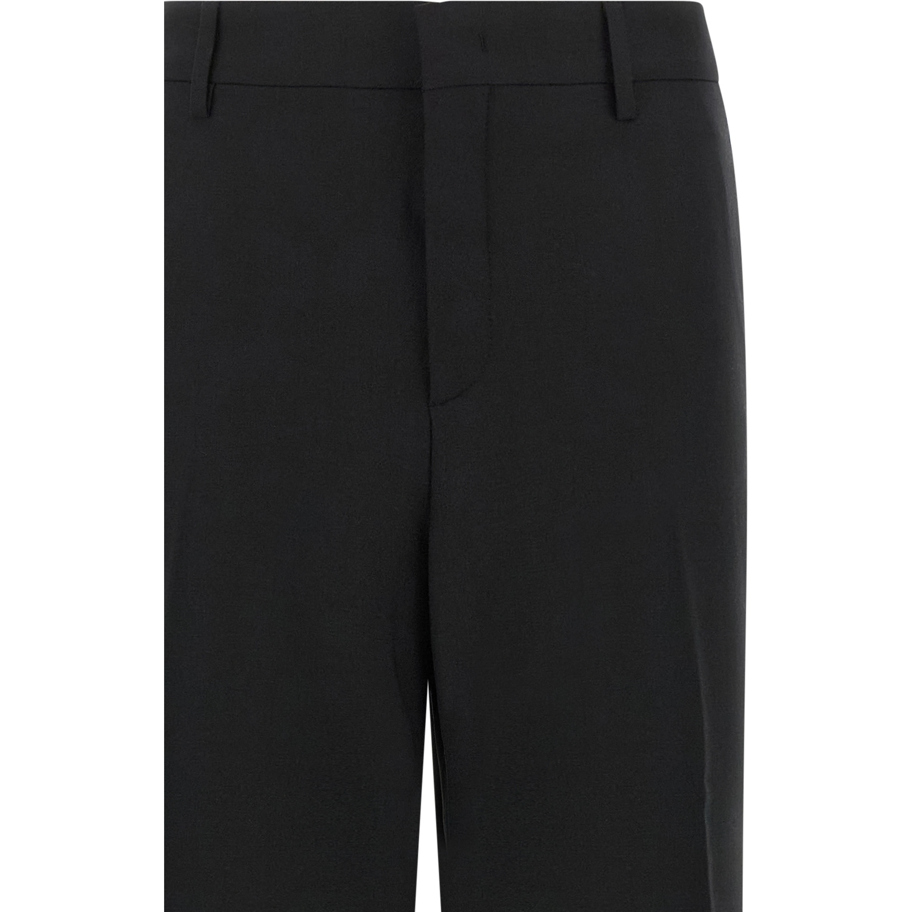 Black Polyester Dress Pants