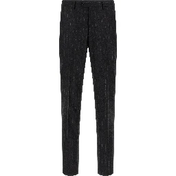 Gray Virgin Wool Two-Piece Suit