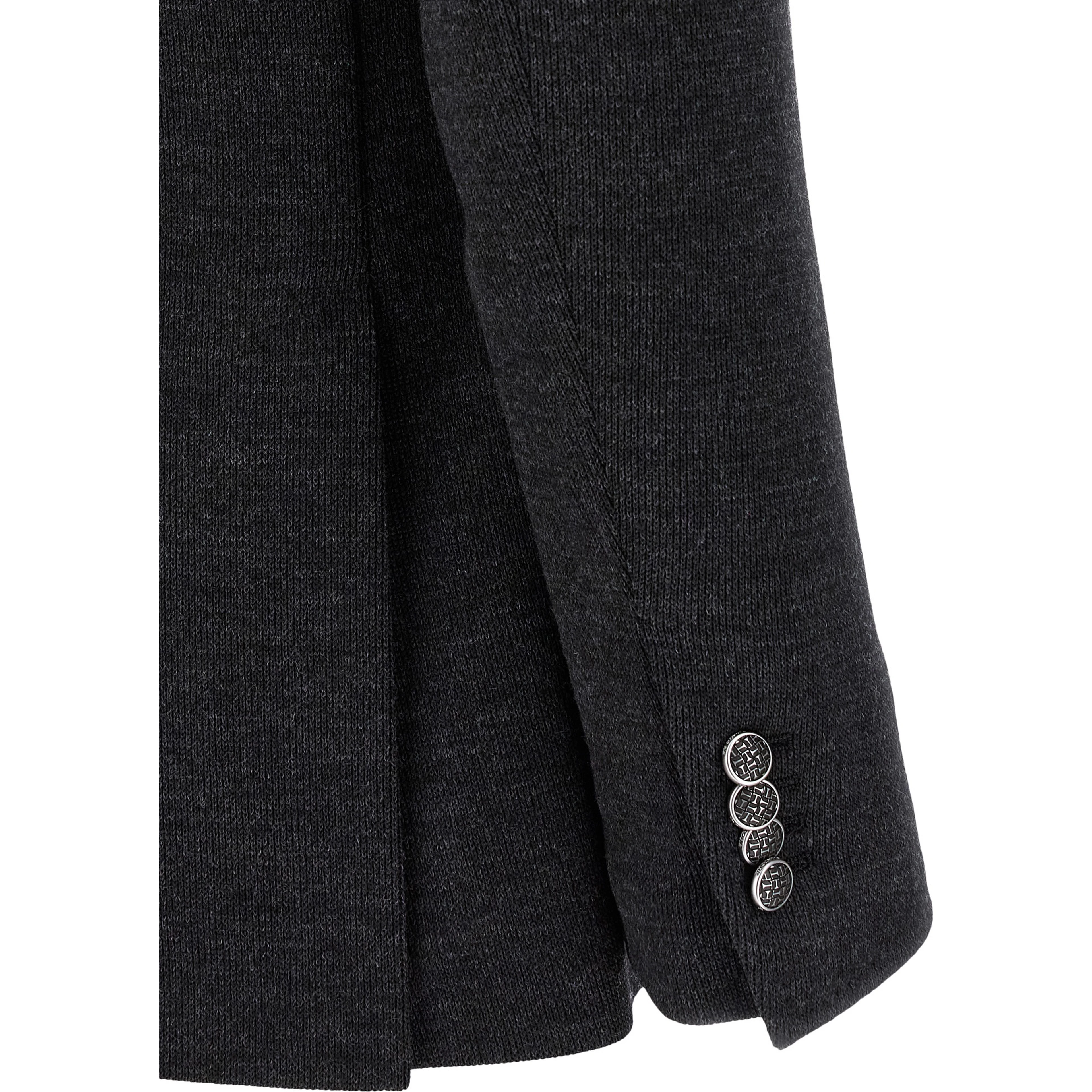 Gray Polyester Blazer
