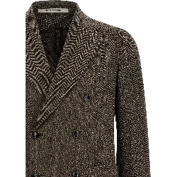 Brown Virgin Wool Blazer