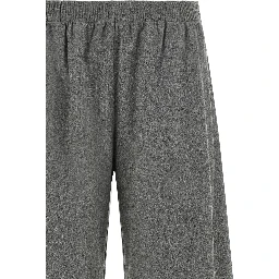 Gray Virgin Wool Cargo Pants