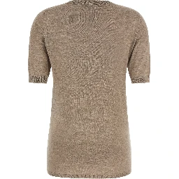 Beige Cashmere Cardigan
