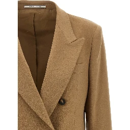 Beige Cashmere Blazer