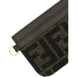 Brown Polyester Cardholder