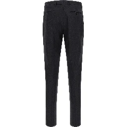 Gray Virgin Wool Two-Piece Suit