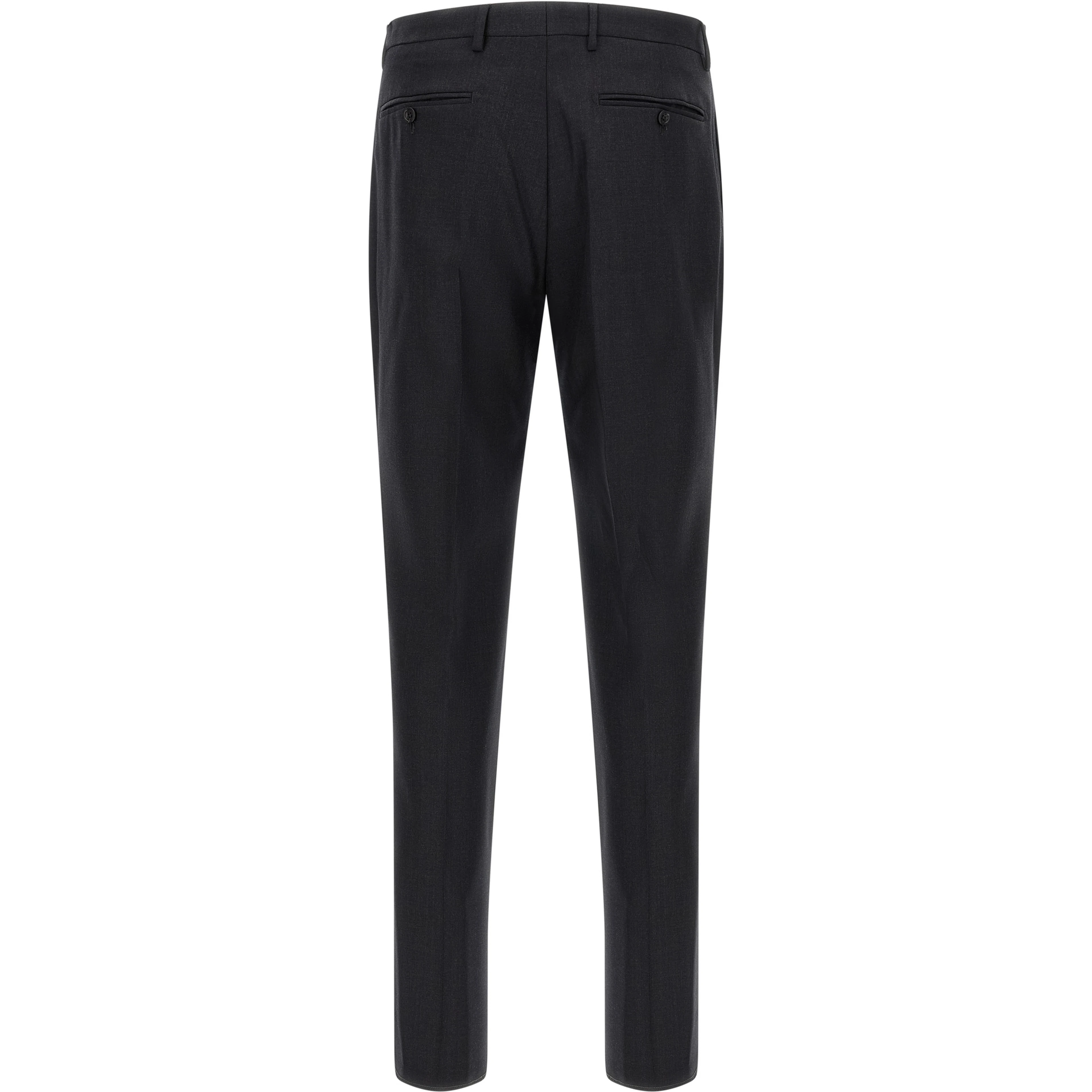 Gray Virgin Wool Two-Piece Suit