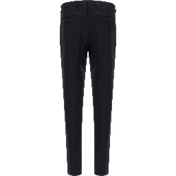 Blue Virgin Wool Two-Piece Suit