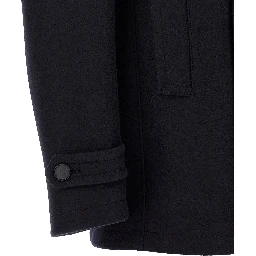 Blue Wool Coat