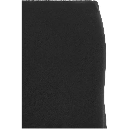 Black Acetate Mini Skirt