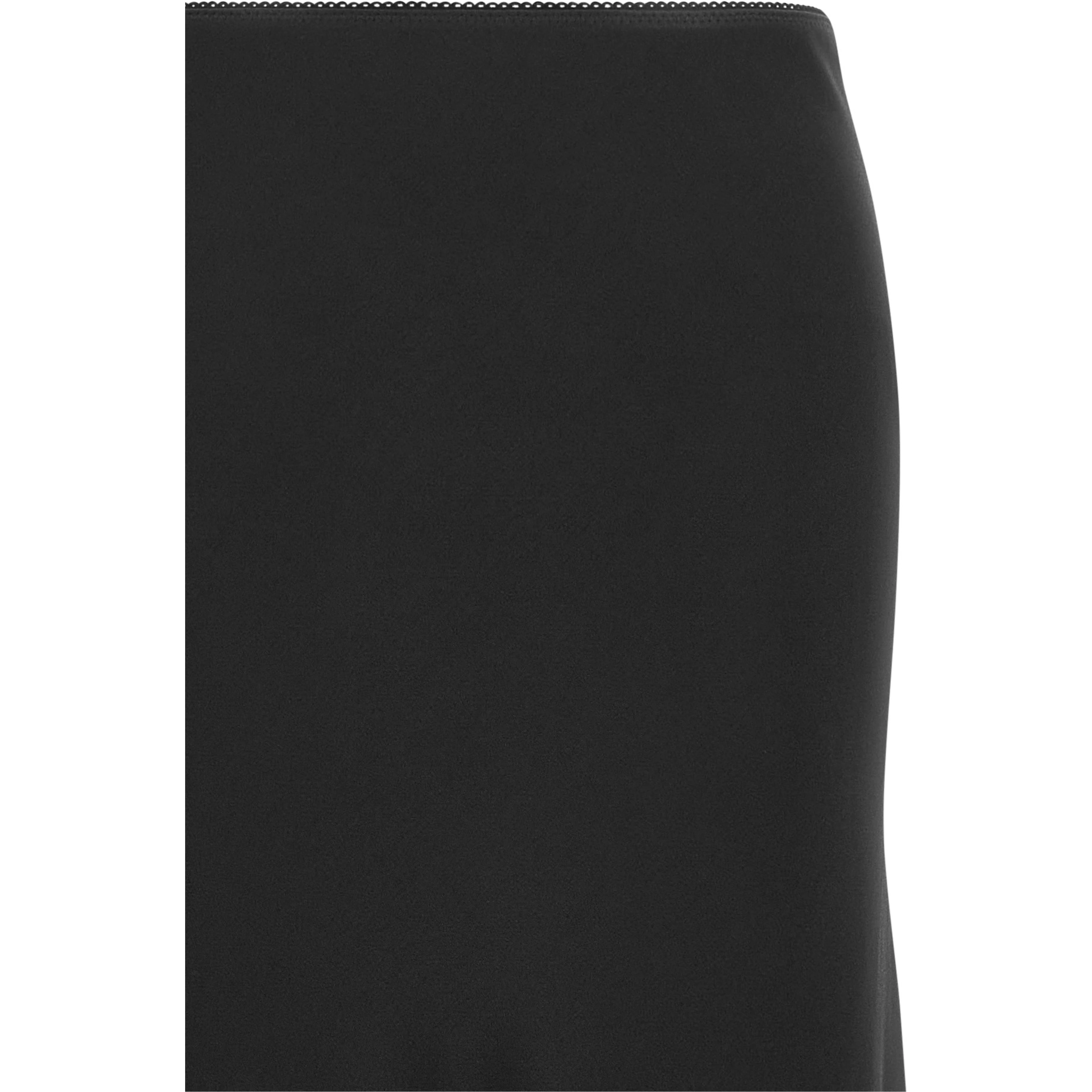Black Acetate Mini Skirt