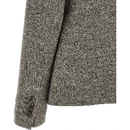Gray Virgin Wool Blazer
