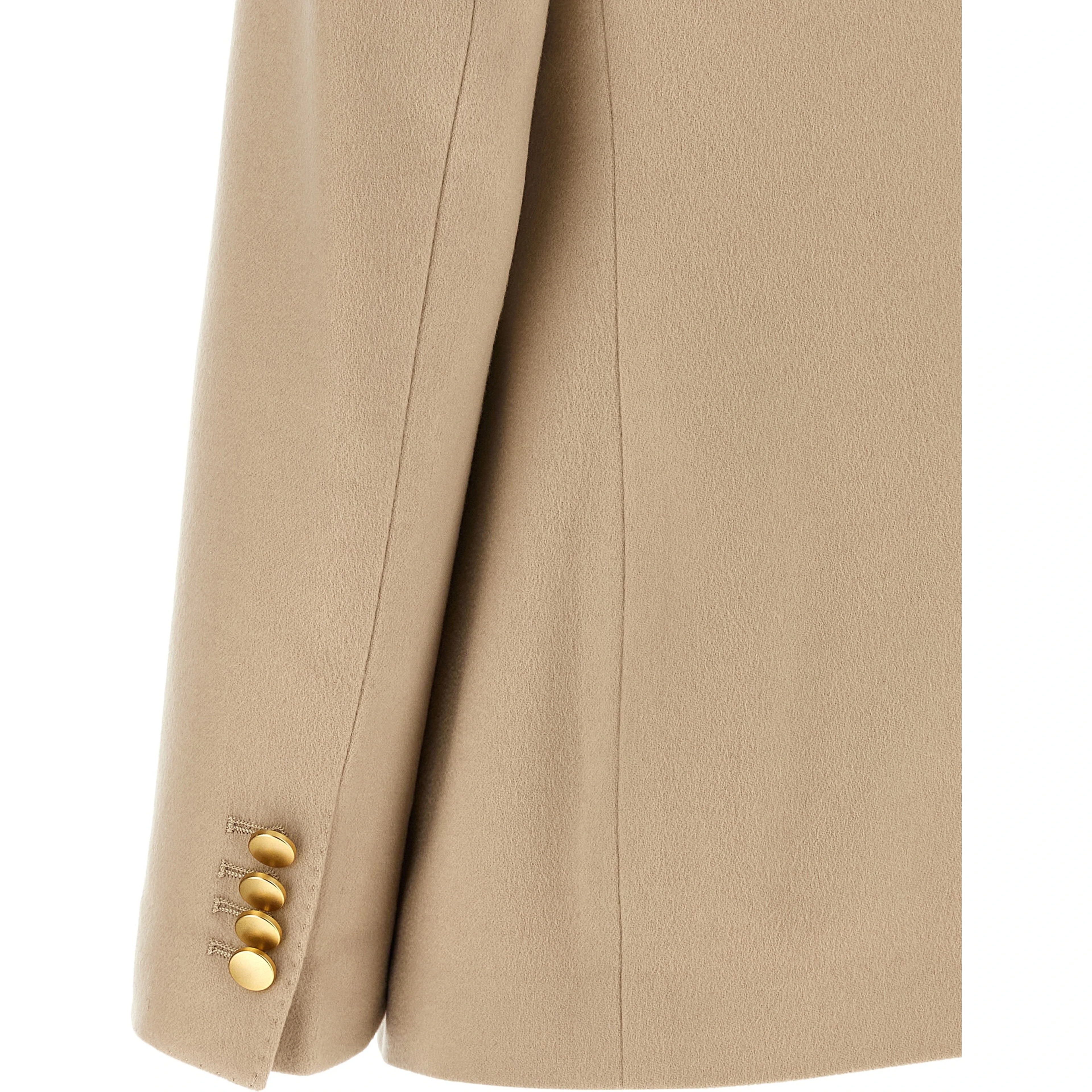 Beige Cashmere Blazer