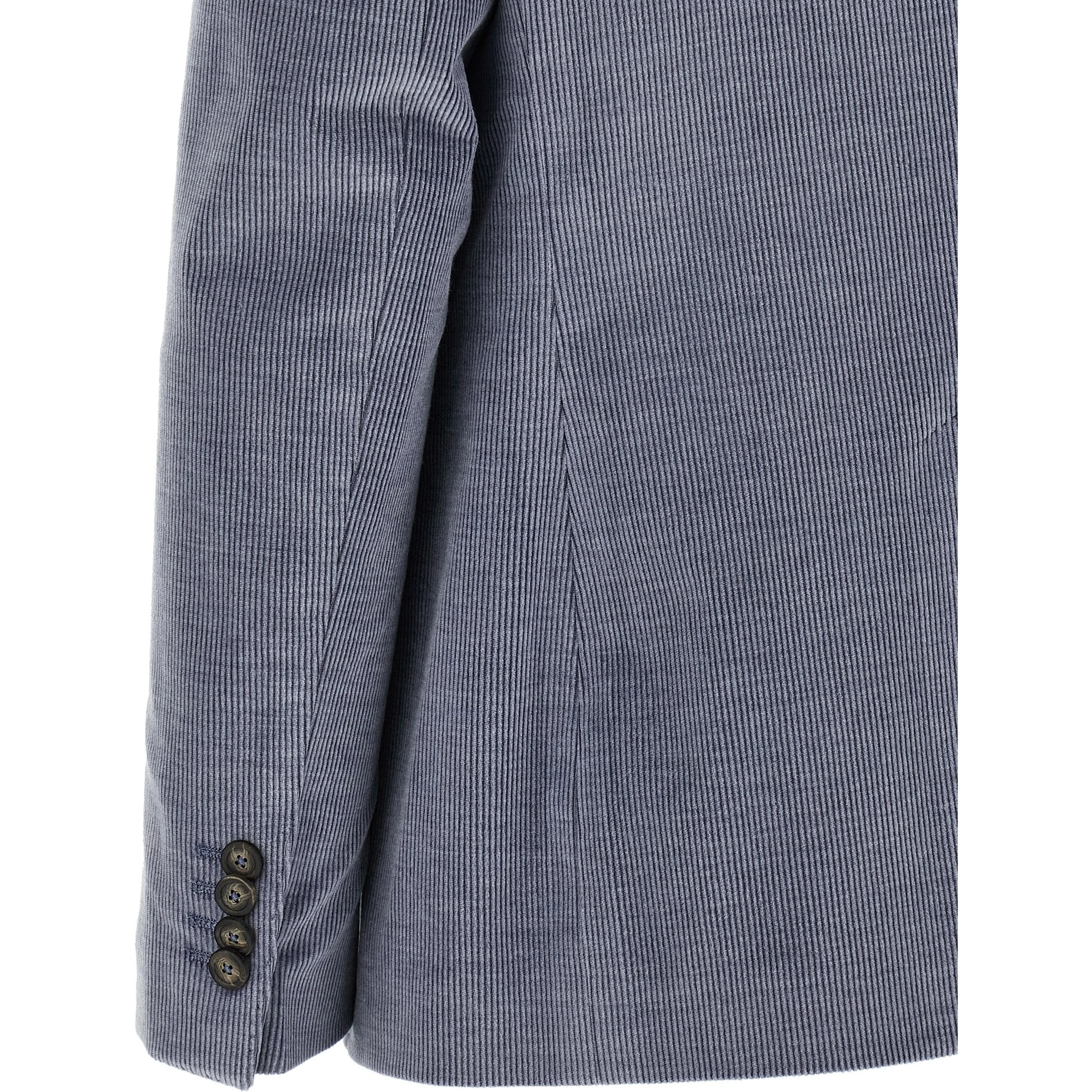 Blue Cotton Blazer