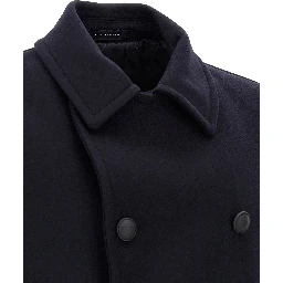Blue Wool Coat
