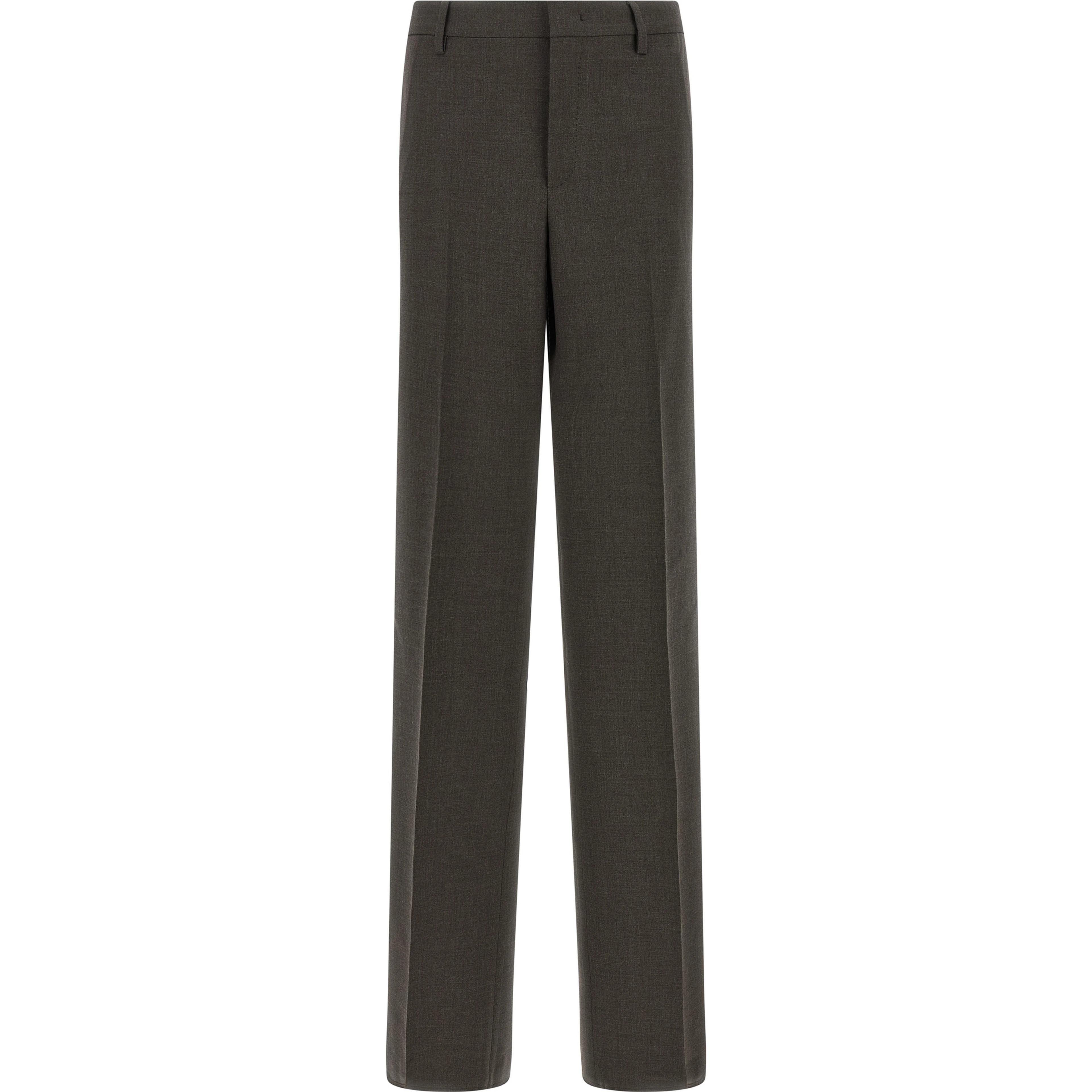Gray Virgin Wool Two-Piece Suit