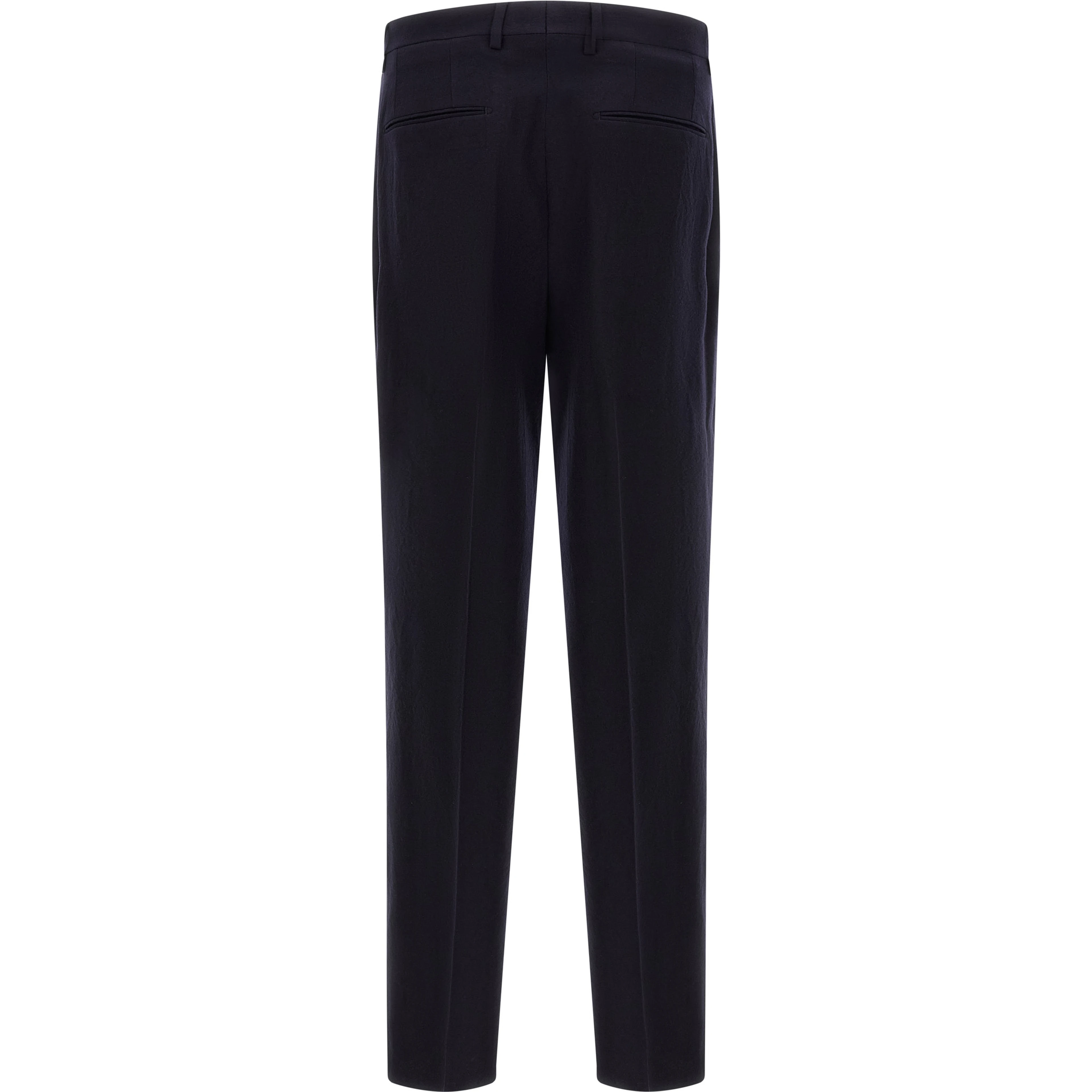 Blue Virgin Wool Two-Piece Suit