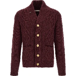 Bordeaux Cashmere Cardigan