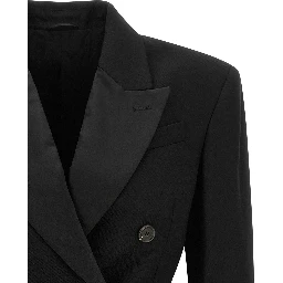 Black Virgin Wool Blazer