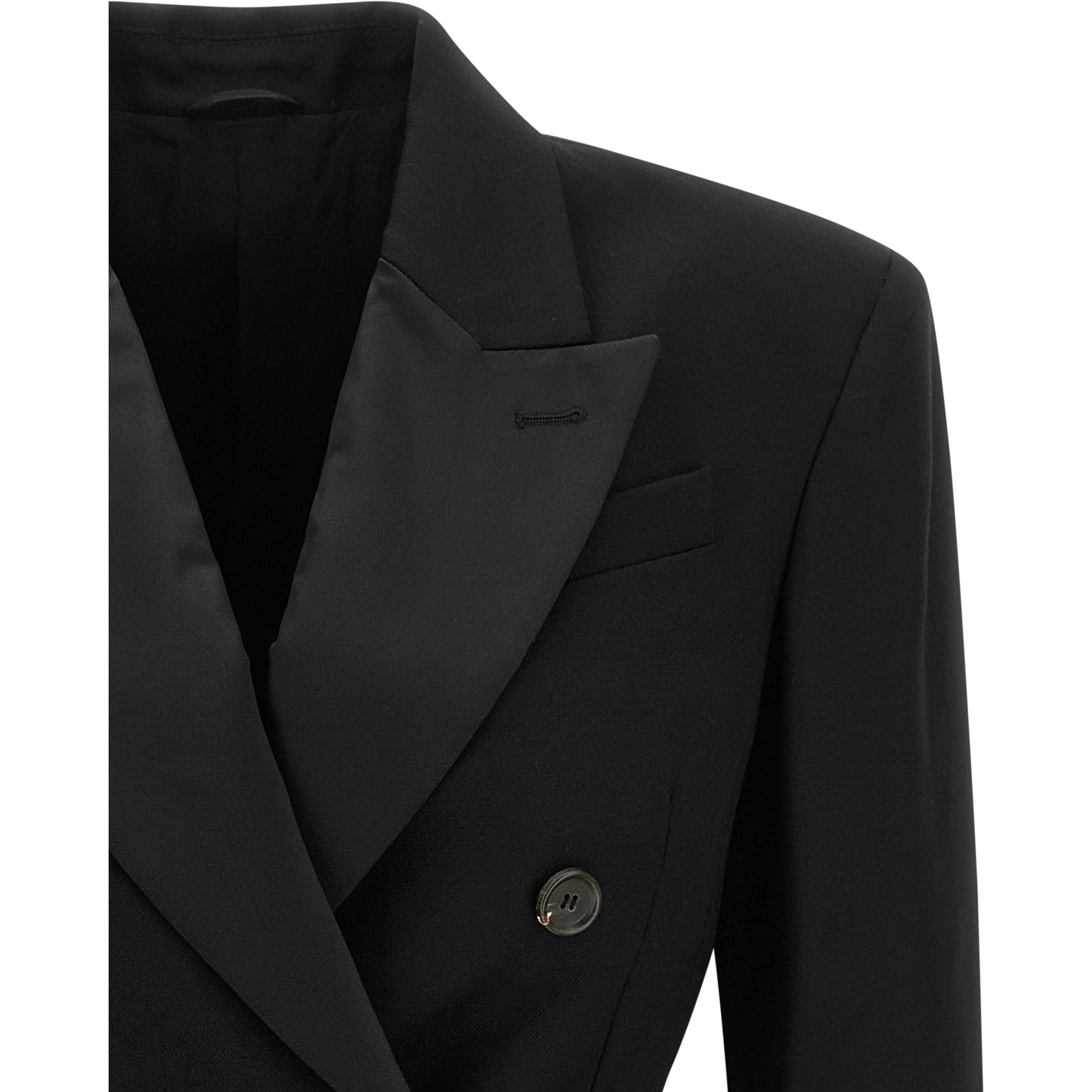 Black Virgin Wool Blazer