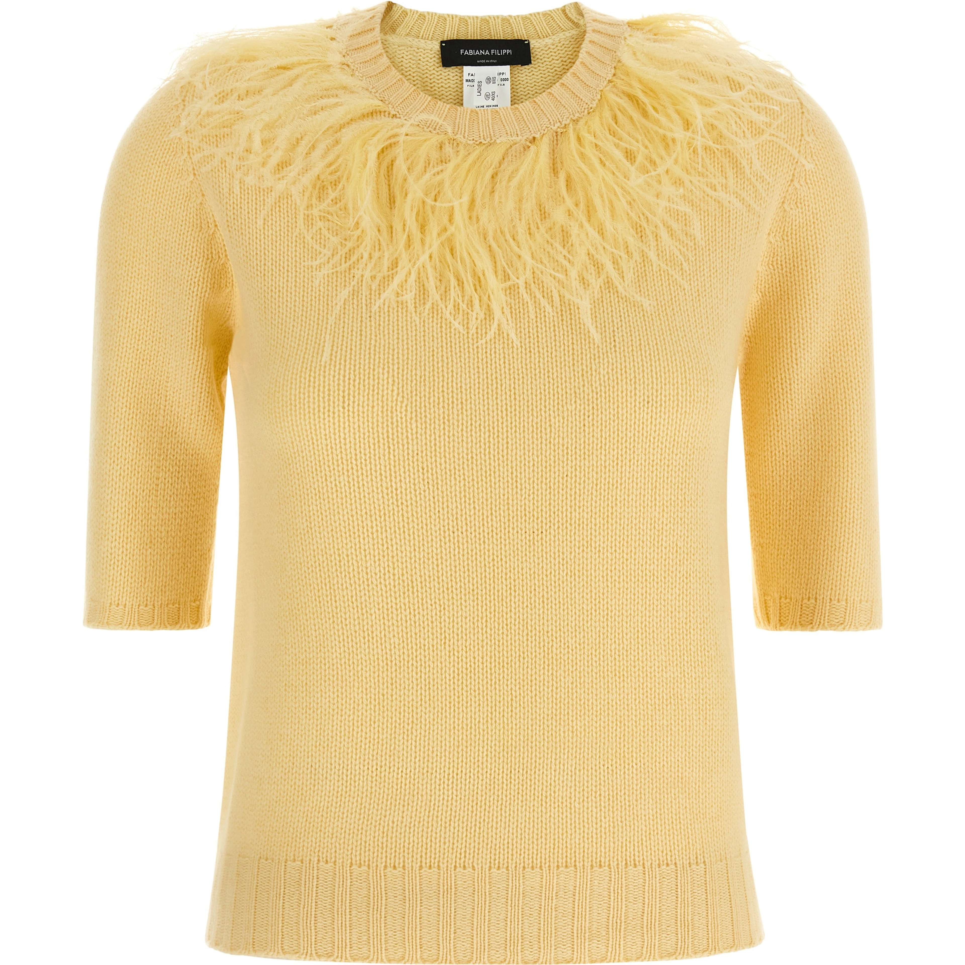 Bicolor Virgin Wool Cardigan