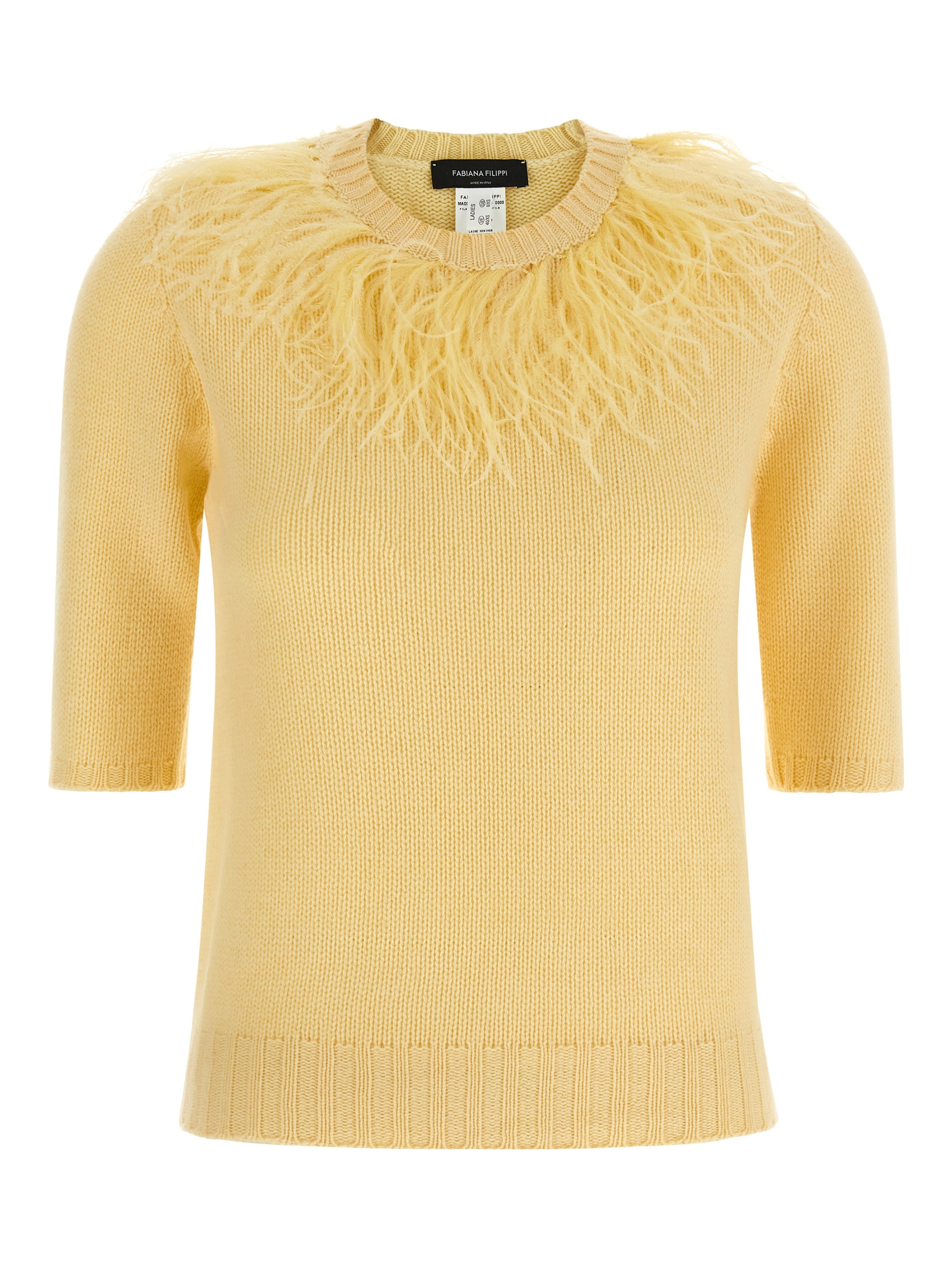 Bicolor Virgin Wool Cardigan
