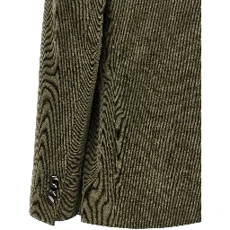 Bicolor Cotton Blazer