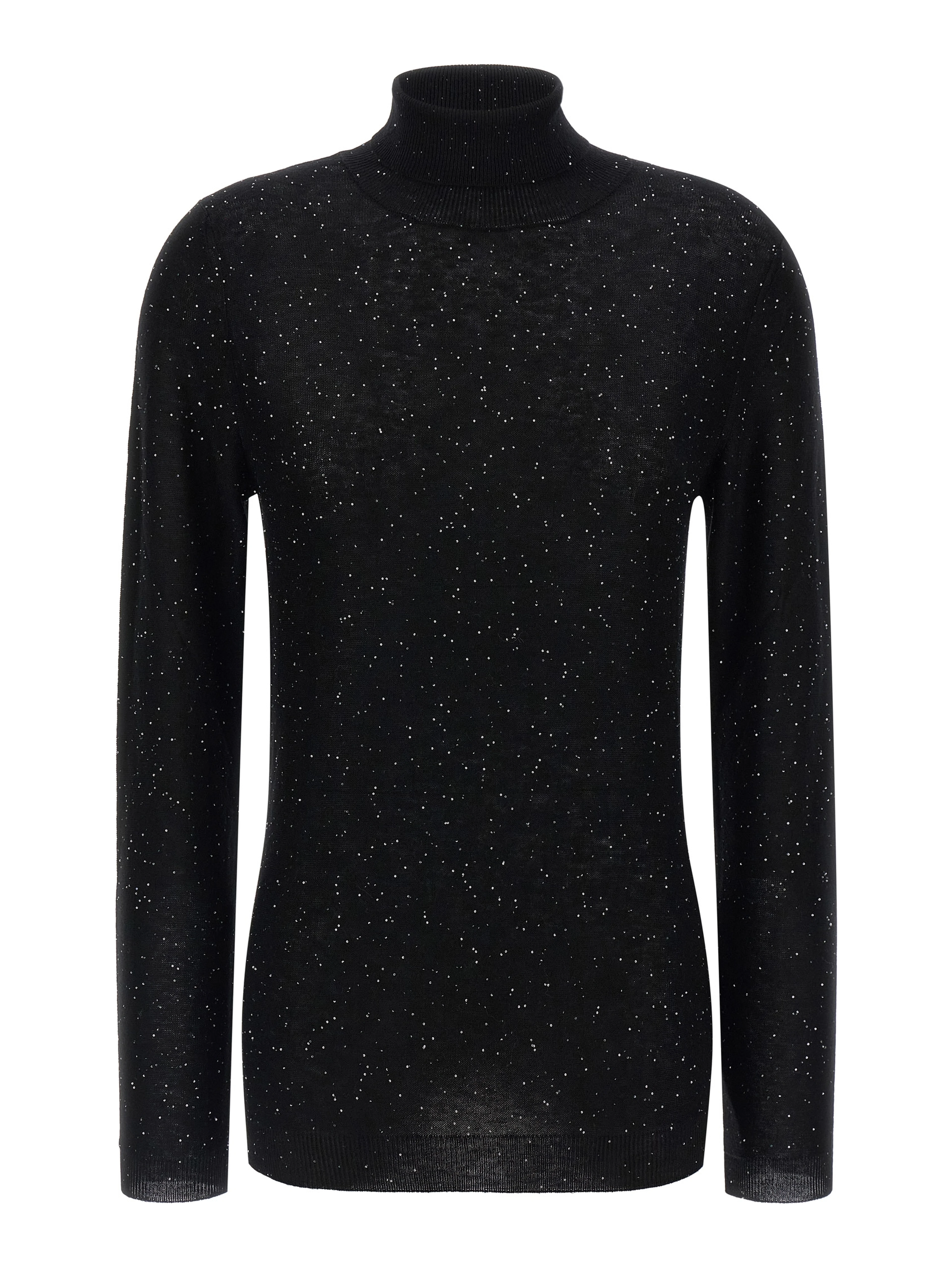 Black Wool Cardigan
