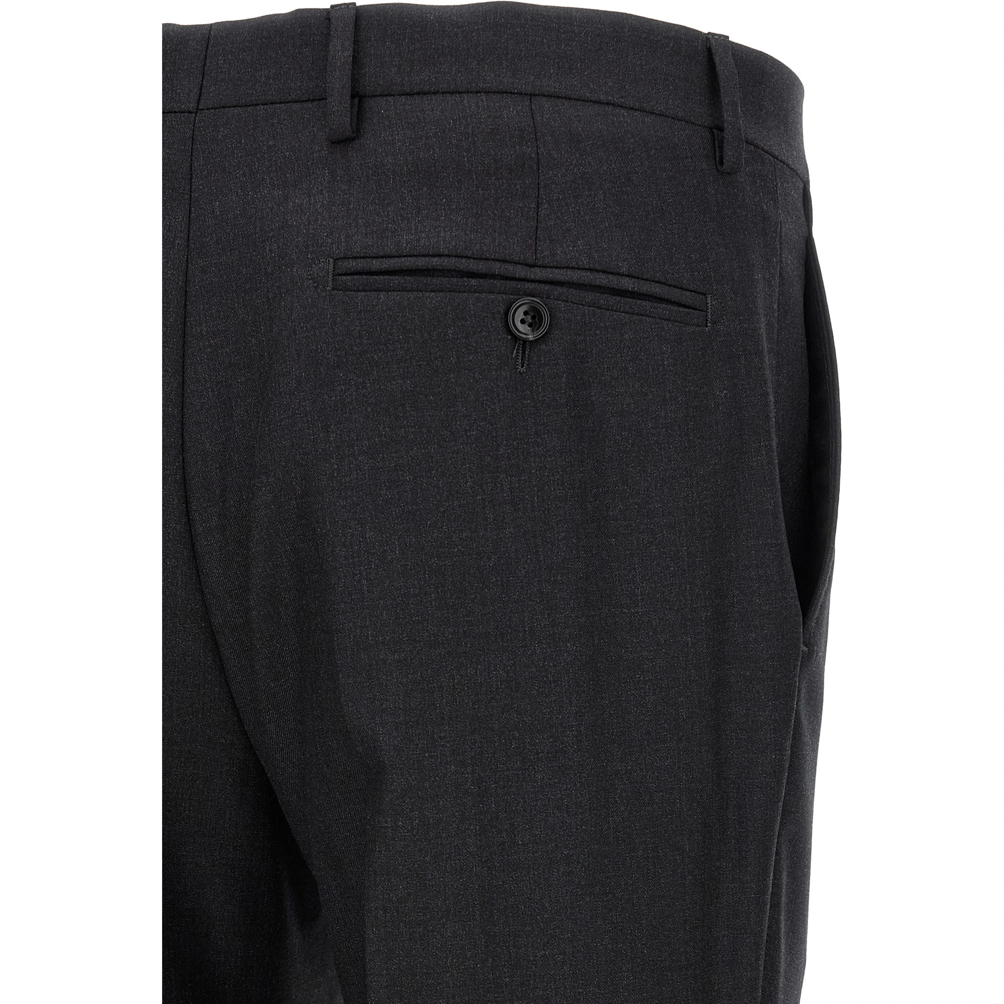 Gray Virgin Wool Two-Piece Suit