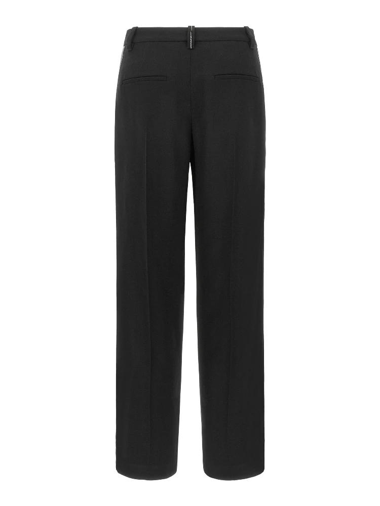 Black Virgin Wool Casual Pants alternative