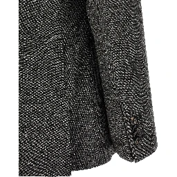Gray Virgin Wool Blazer