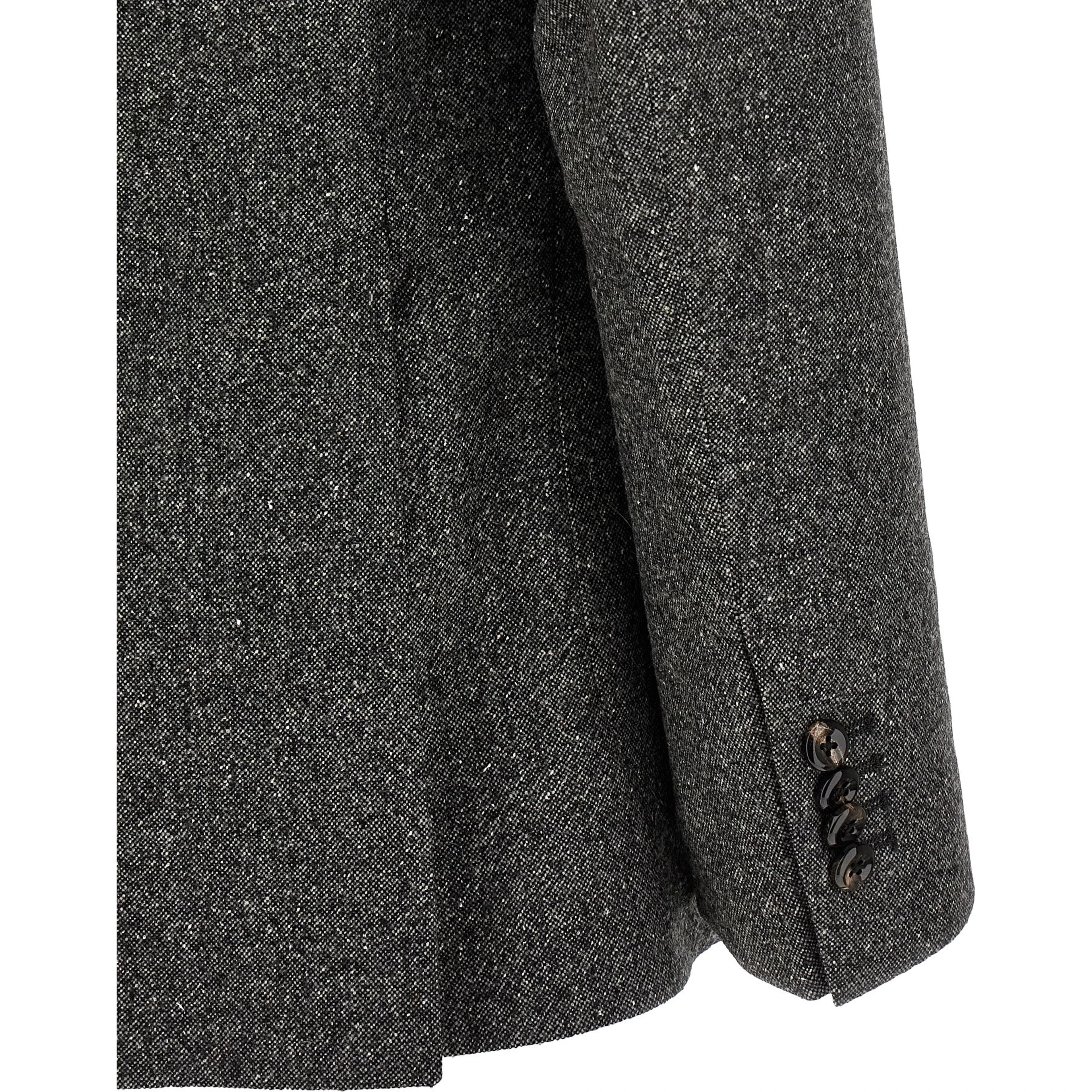 Gray Virgin Wool Blazer