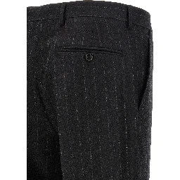Gray Virgin Wool Two-Piece Suit