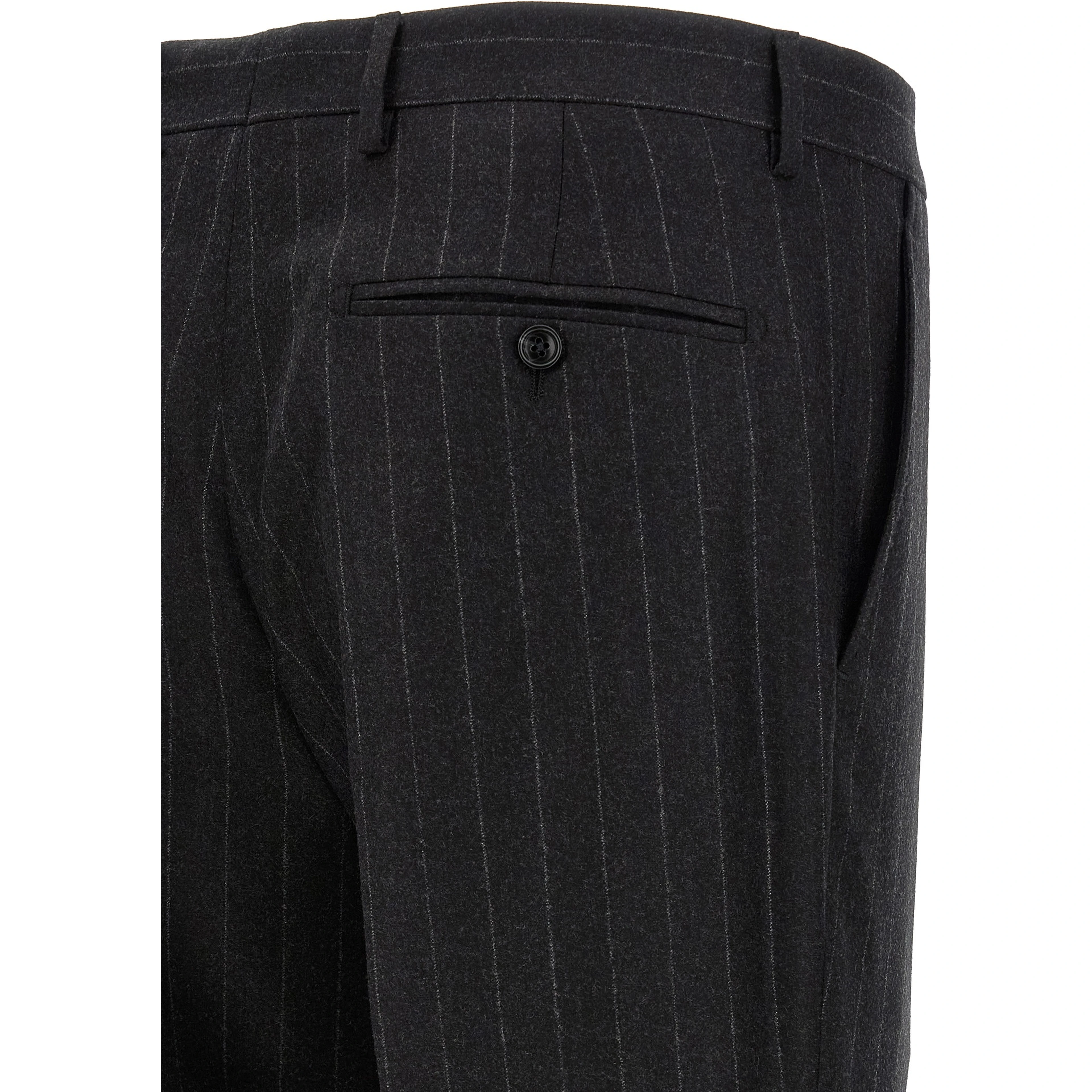 Gray Virgin Wool Two-Piece Suit