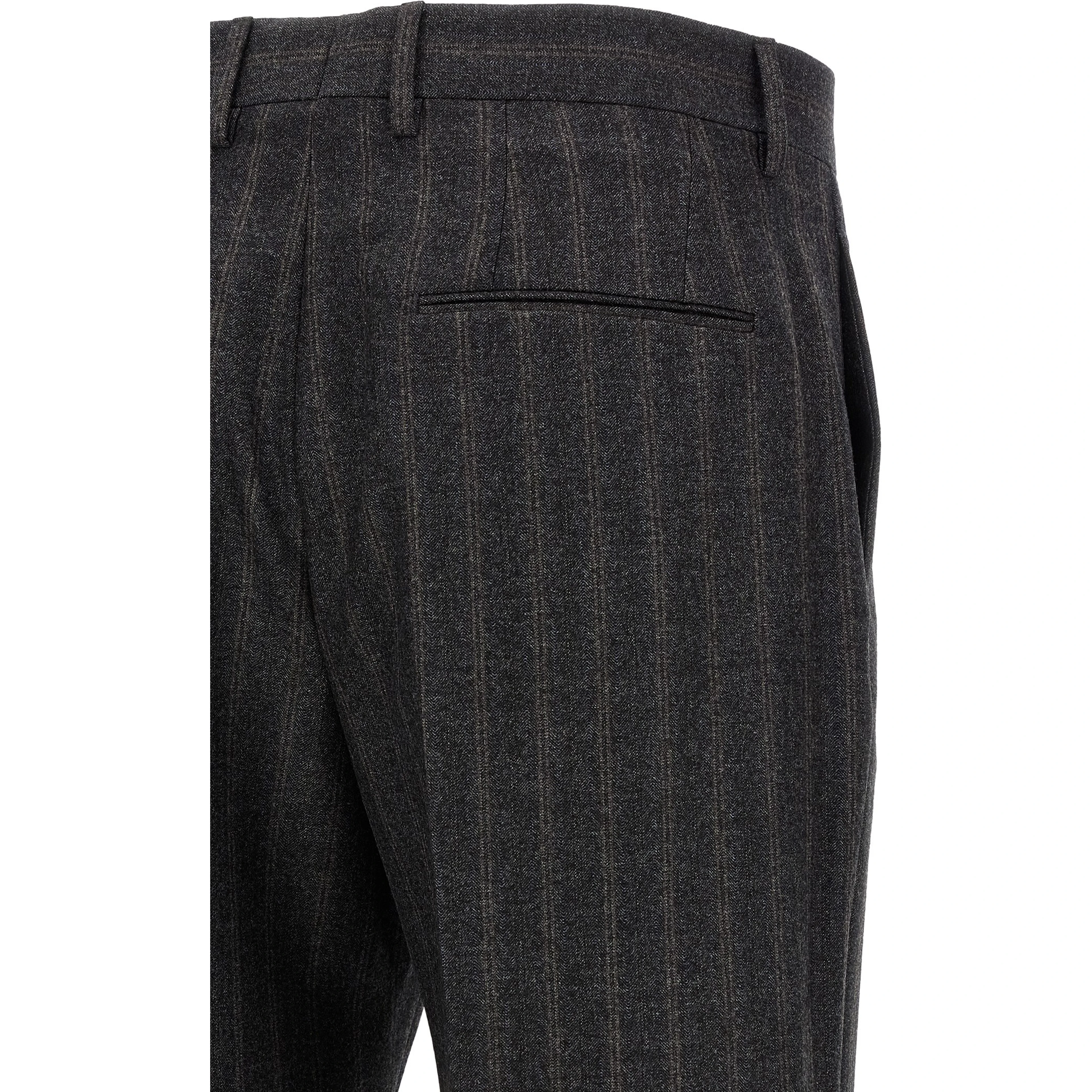 Gray Virgin Wool Two-Piece Suit