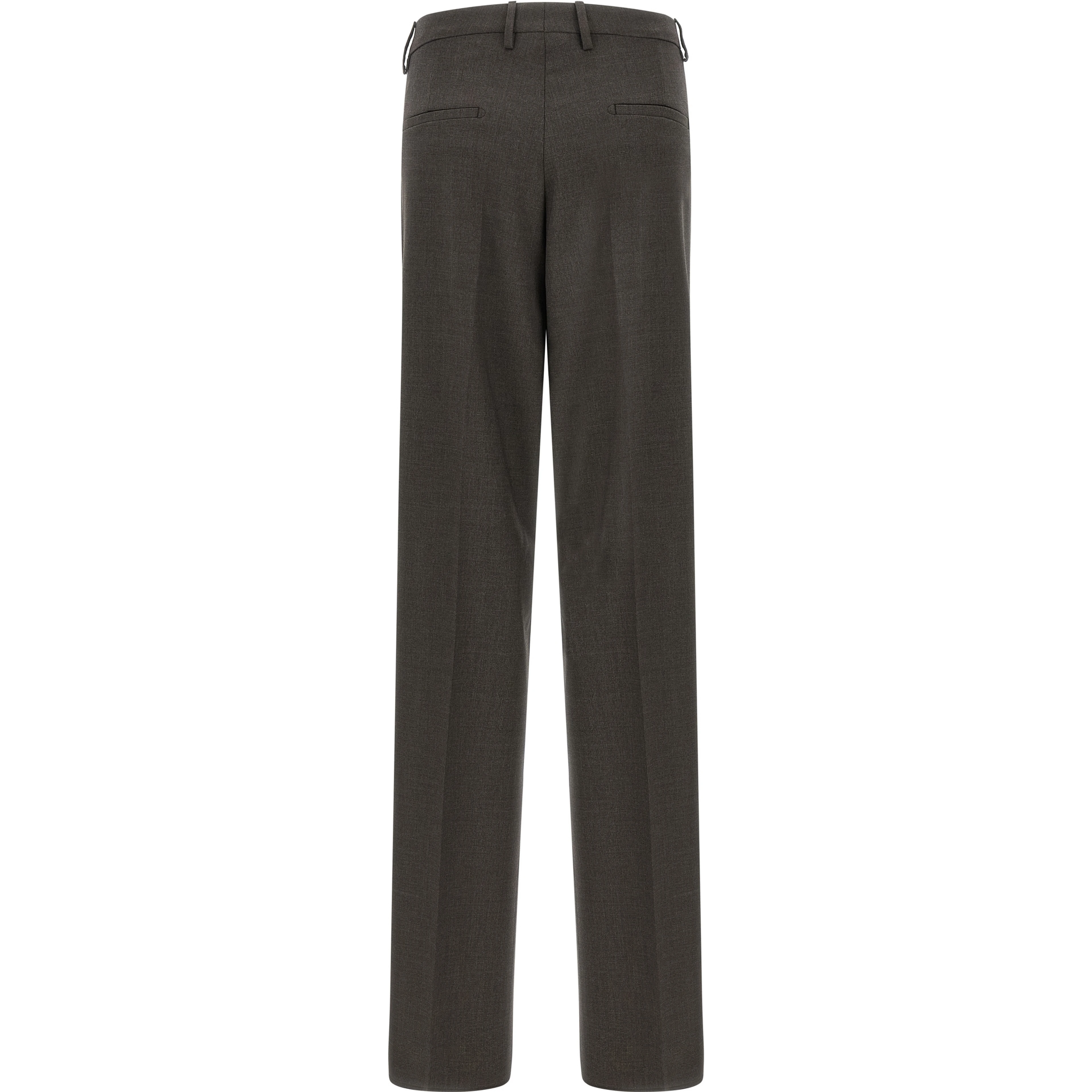 Gray Virgin Wool Two-Piece Suit