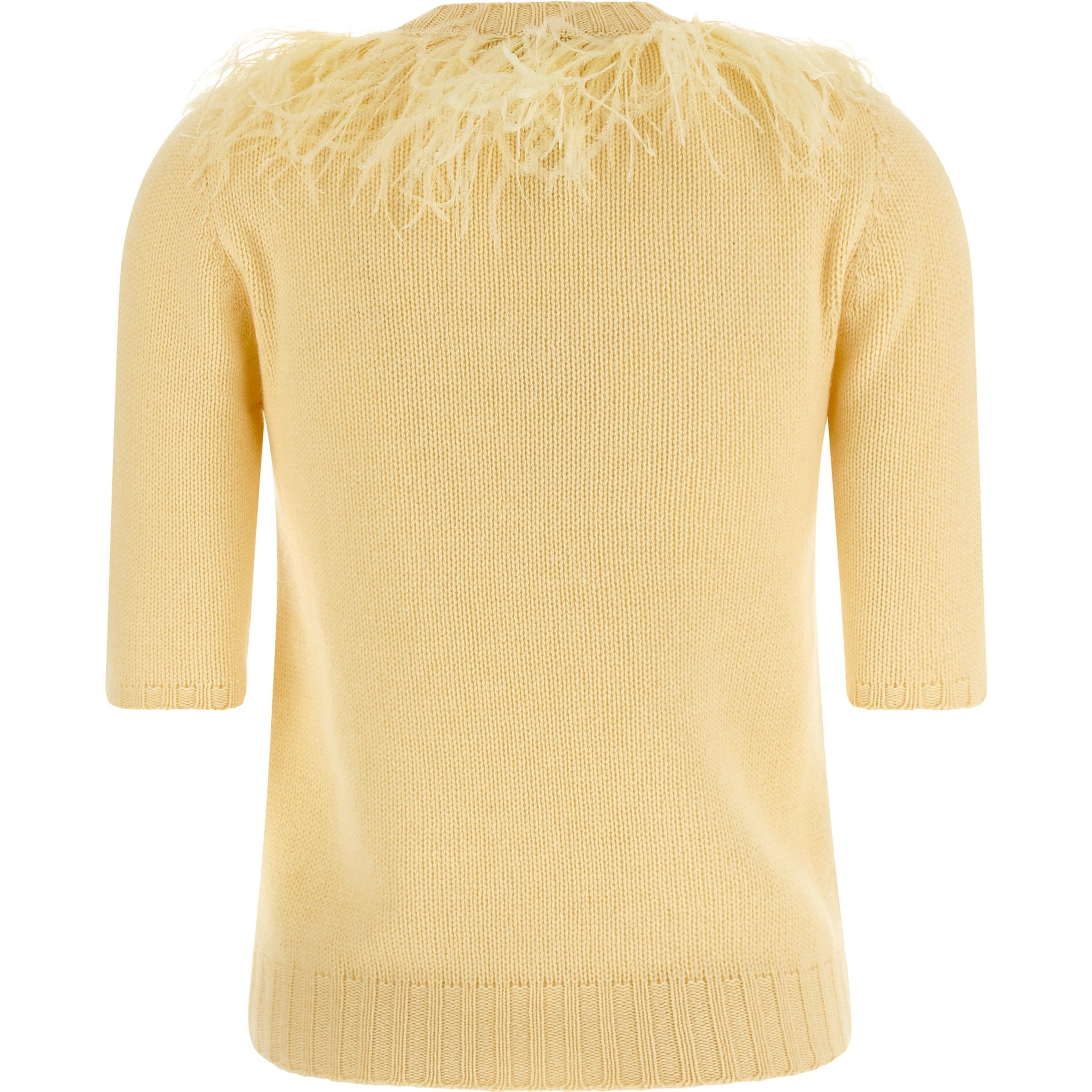 Bicolor Virgin Wool Cardigan
