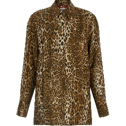 Brown Silk Blouse