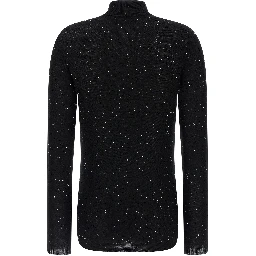 Black Wool Cardigan